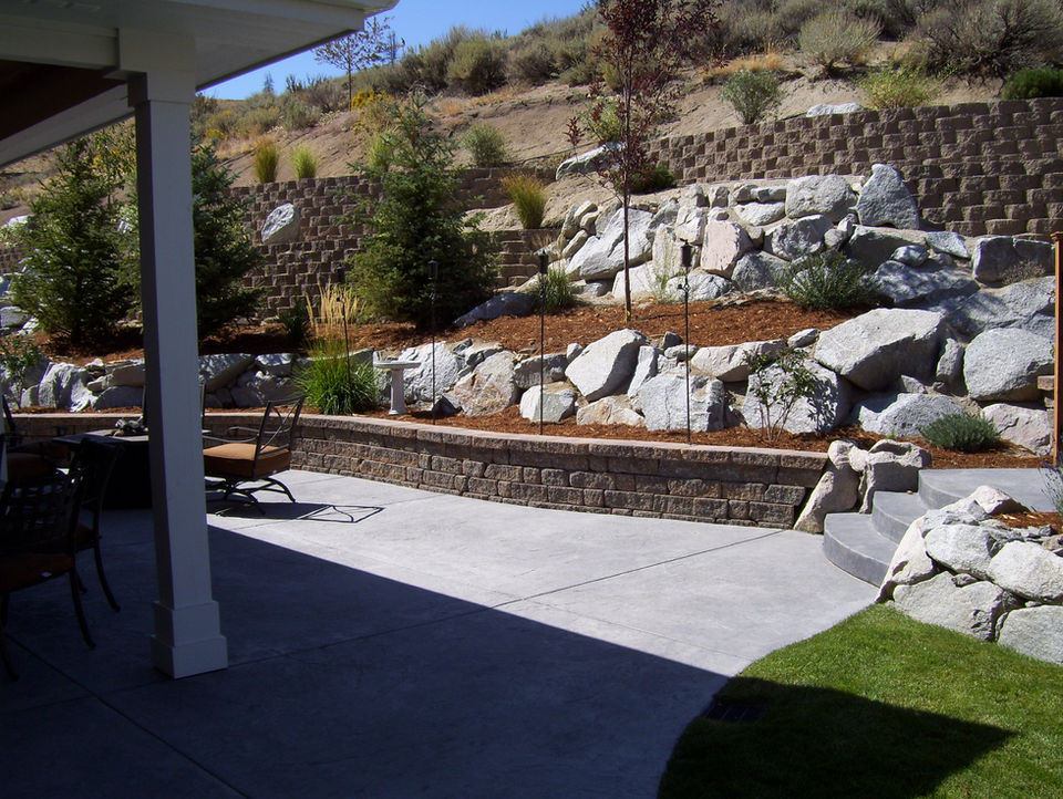 Healthy, carefully maintained residential yard